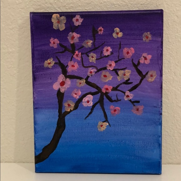 This is a blended flower canvas - Picture 2 of 2